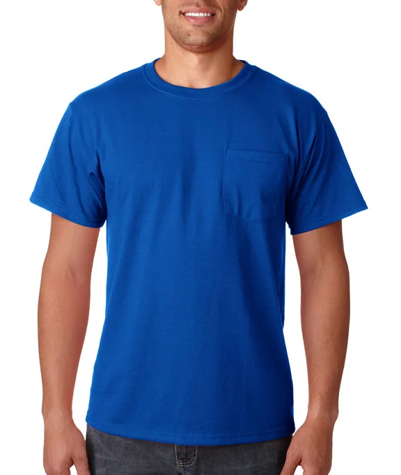 Minimal Style 29MP - Jerzees Adult 5.6 oz. DRI-POWER® ACTIVE Pocket T-Shirt | Royal