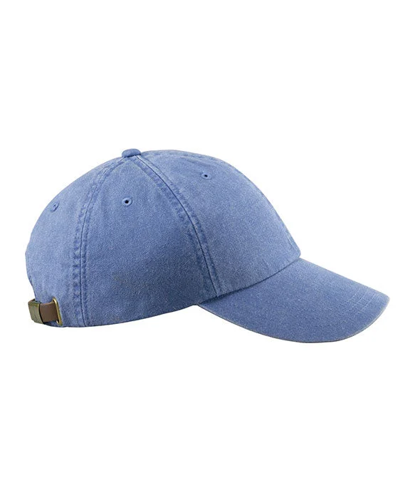 Fresh And Simple AD969 - Adams Optimum Pigment-Dyed Cap | Periwinkle