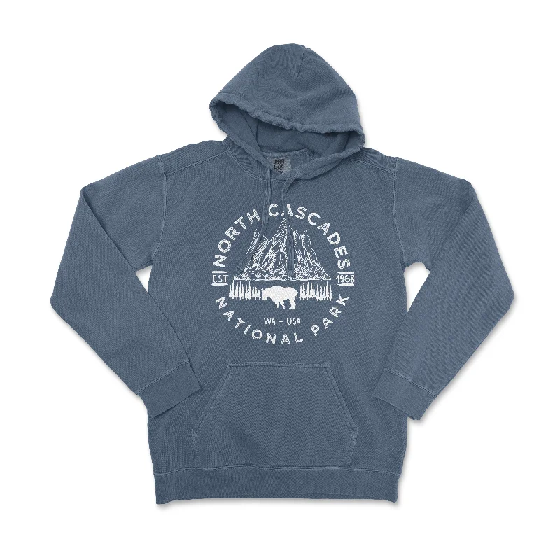 High-quality Fabrics North Cascades National Park Comfort Colors Hoodie