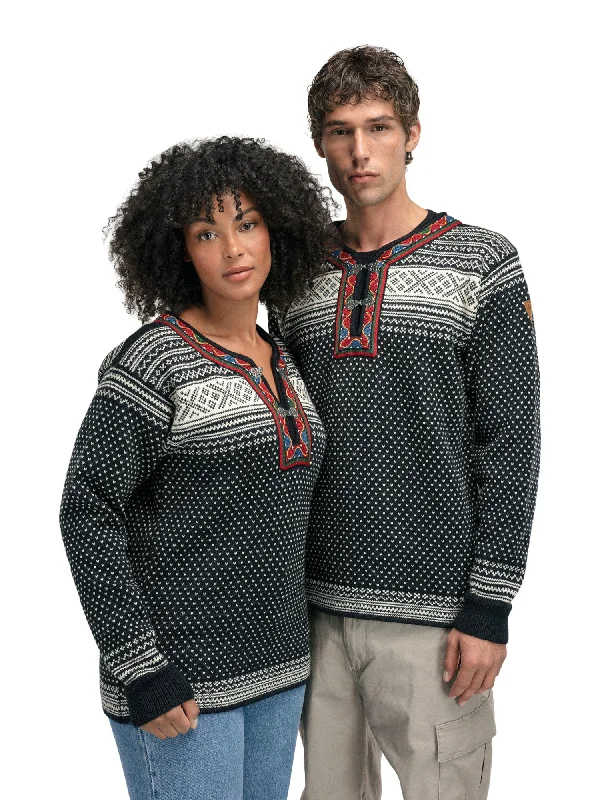 Fun and cute Dale of Norway - Setesdal Unisex Sweater - Black