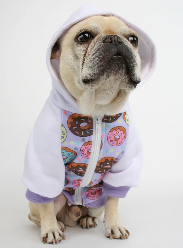 British Style The Donut Dog Hoodie