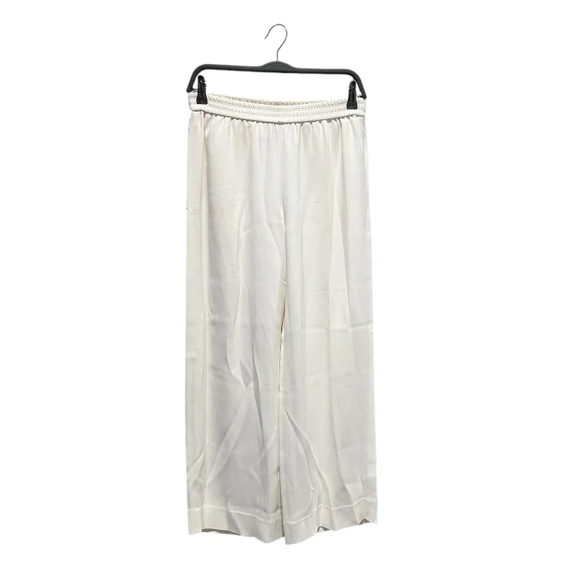 Sweet Breath Helmut Lang/Bottoms/S/Silk/WHT/Silk Wide Leg Pant