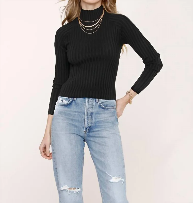 Retro Dress Alida Sweater In Black