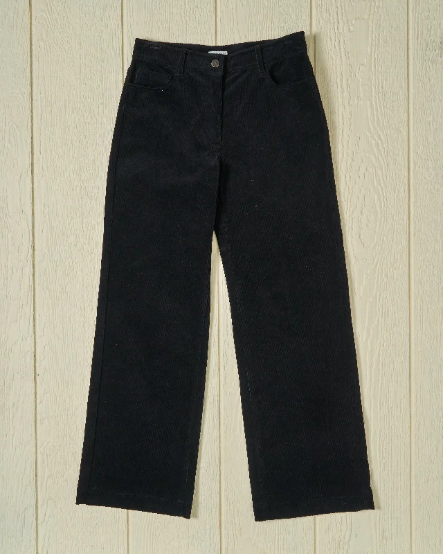 Celebrity Picks Women's Five Pocket Pant in Black Corduroy