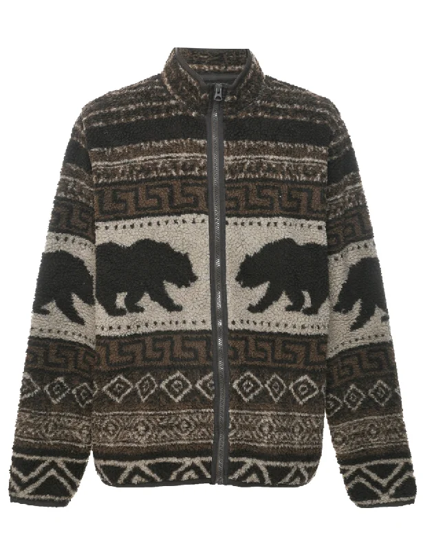 Exquisite Tailoring Dark Brown Fleece - XL