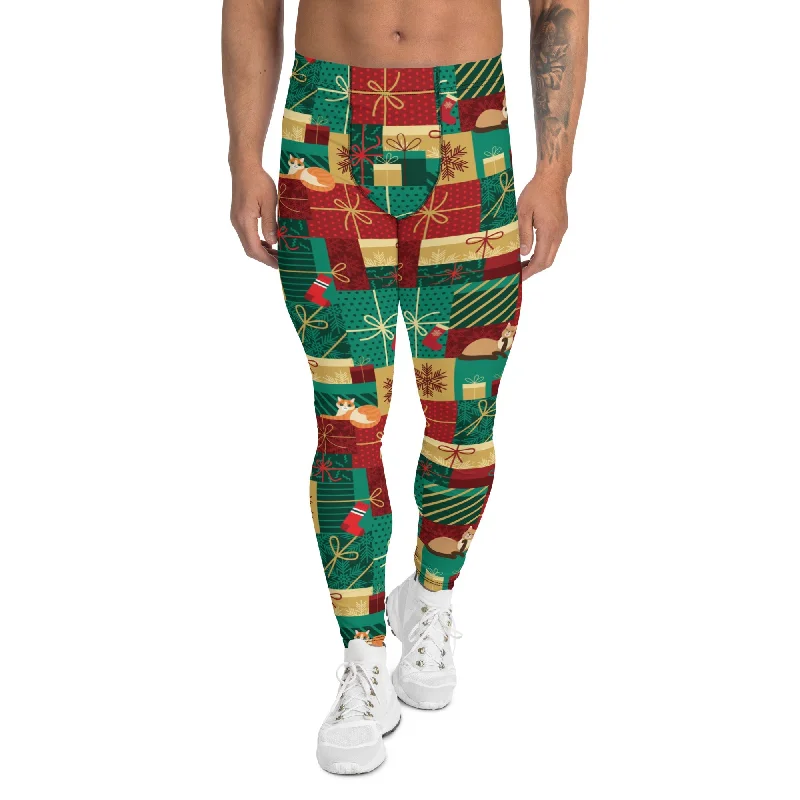 Romantic And Fresh Christmas Presents Men's Leggings